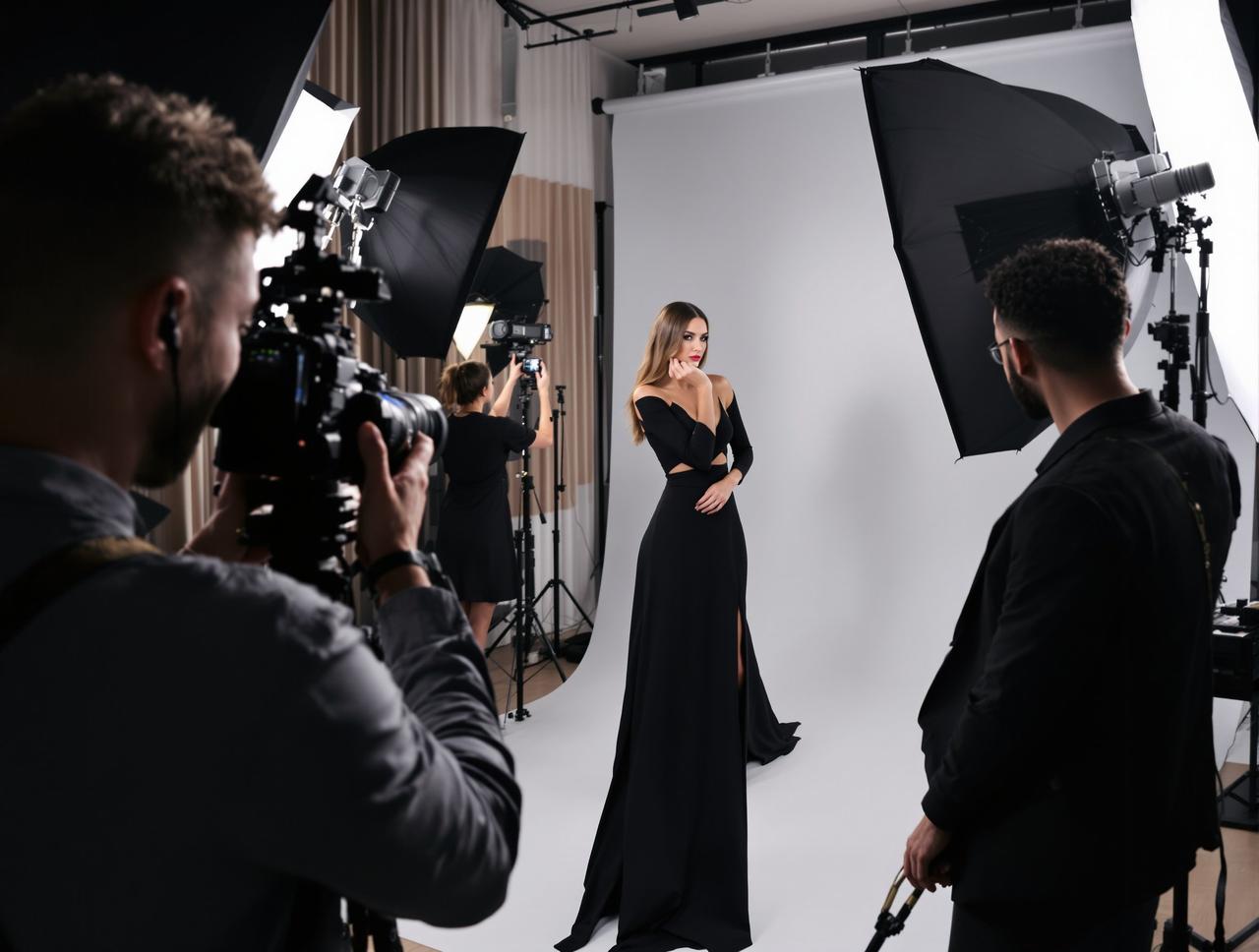 某男明星杂志封面拍摄花絮